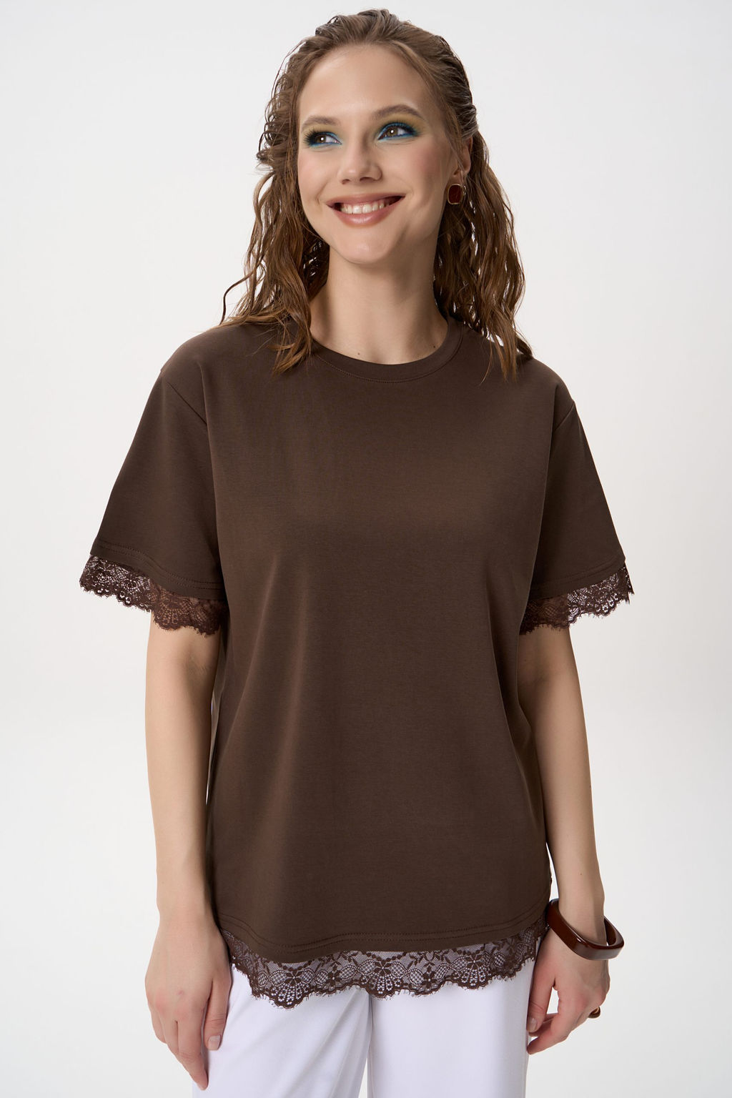 Футболка Бэль (шоколадный) - Эльза фото 6