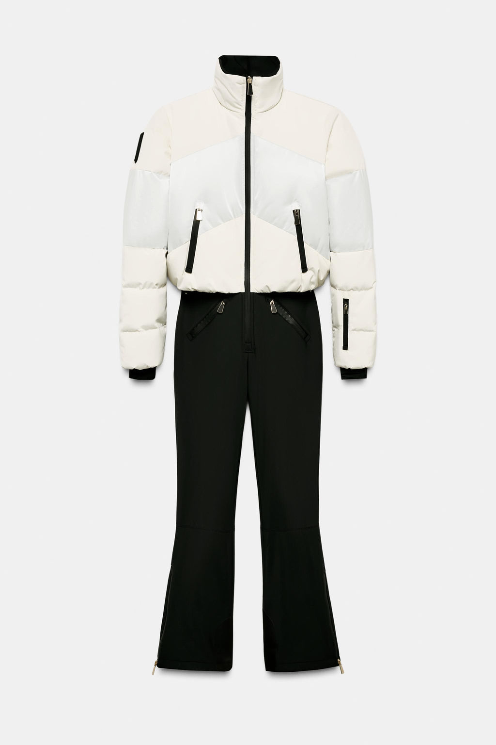 QUILTED COMBINED WATER-RESISTANT WINDPROOF RECCO® TECHNOLOGY SKI COLLECTION JUMPSUIT - Zara фото 9