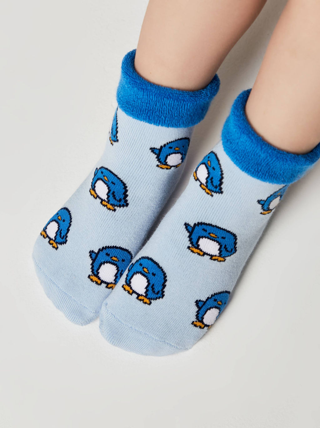 Цена за 2 пары. Носки Теплые CONTE-KIDS SOF-TIKI Махровые носки с отворотом и антискользящей стопой - Conte elegant фото 3