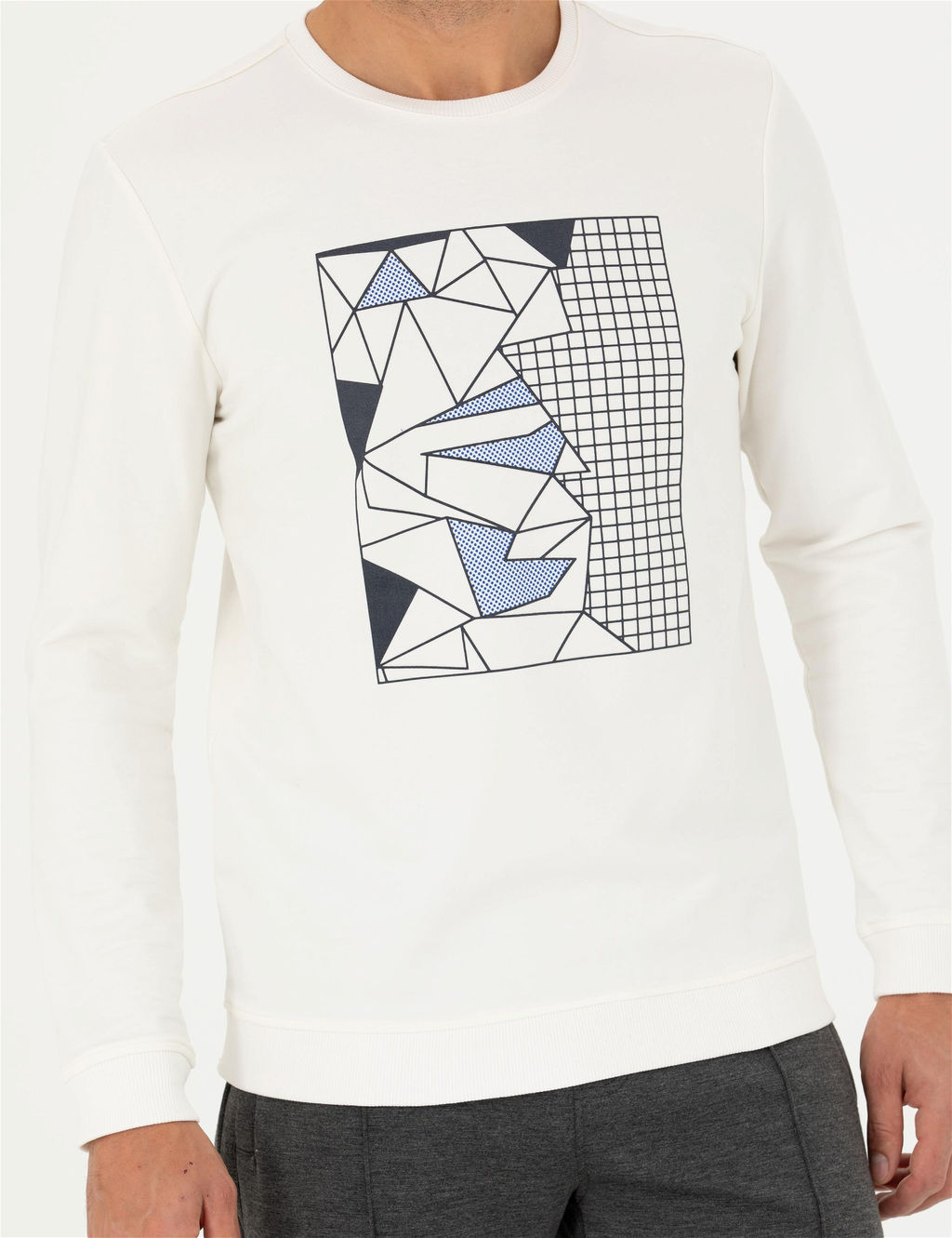 Ekru Regular Fit Sweatshirt - Pierre cardin фото 7