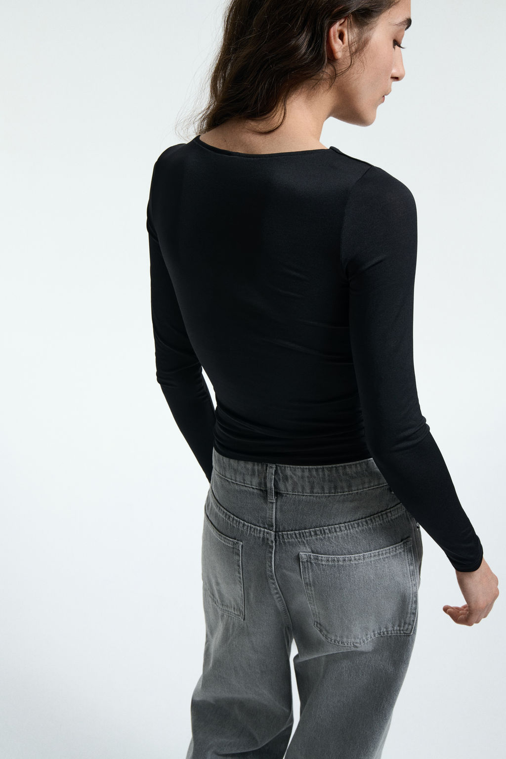 Top cut-out de punto - H&m фото 3