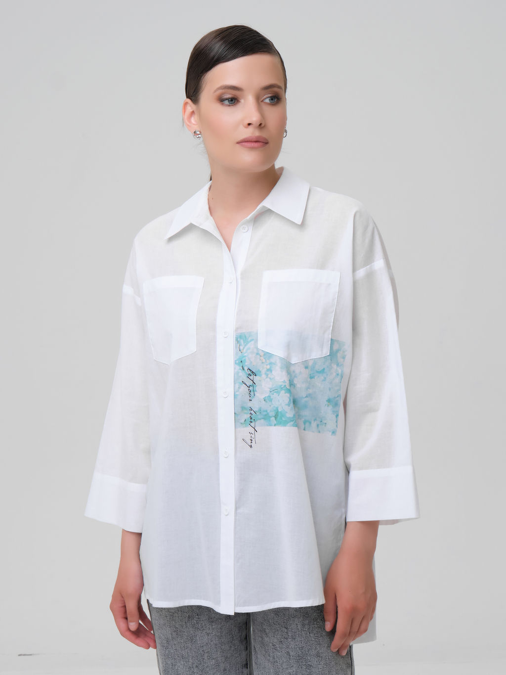 Блузка с принтом