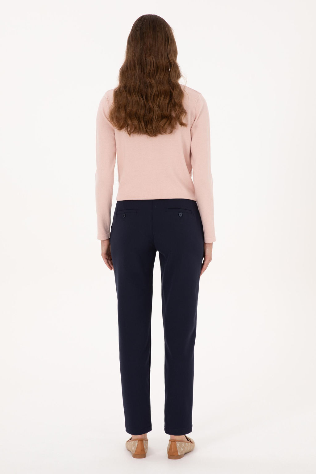 Kad_n Lacivert Kanvas Pantolon - U.s. polo assn фото 4