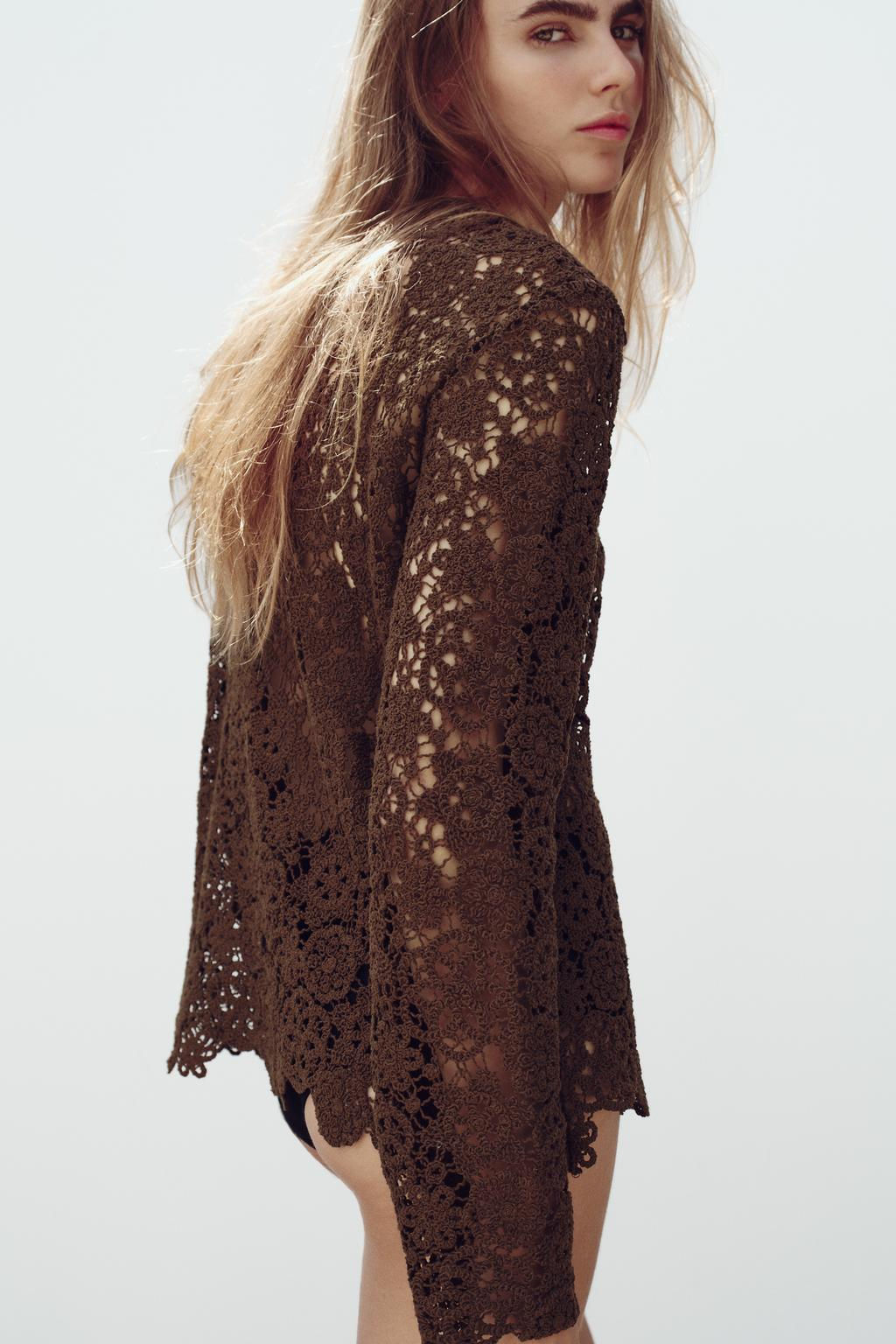 CROCHET TOP - Zara фото 3