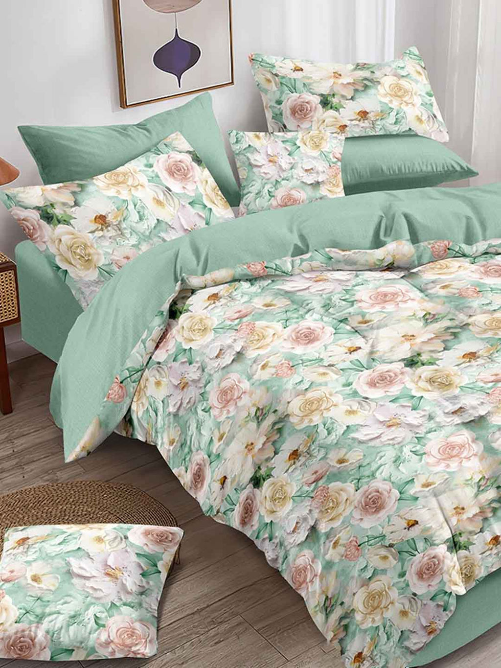 КПБ Поплин Эксклюзив - Полянка Семейный (нав.70х70)