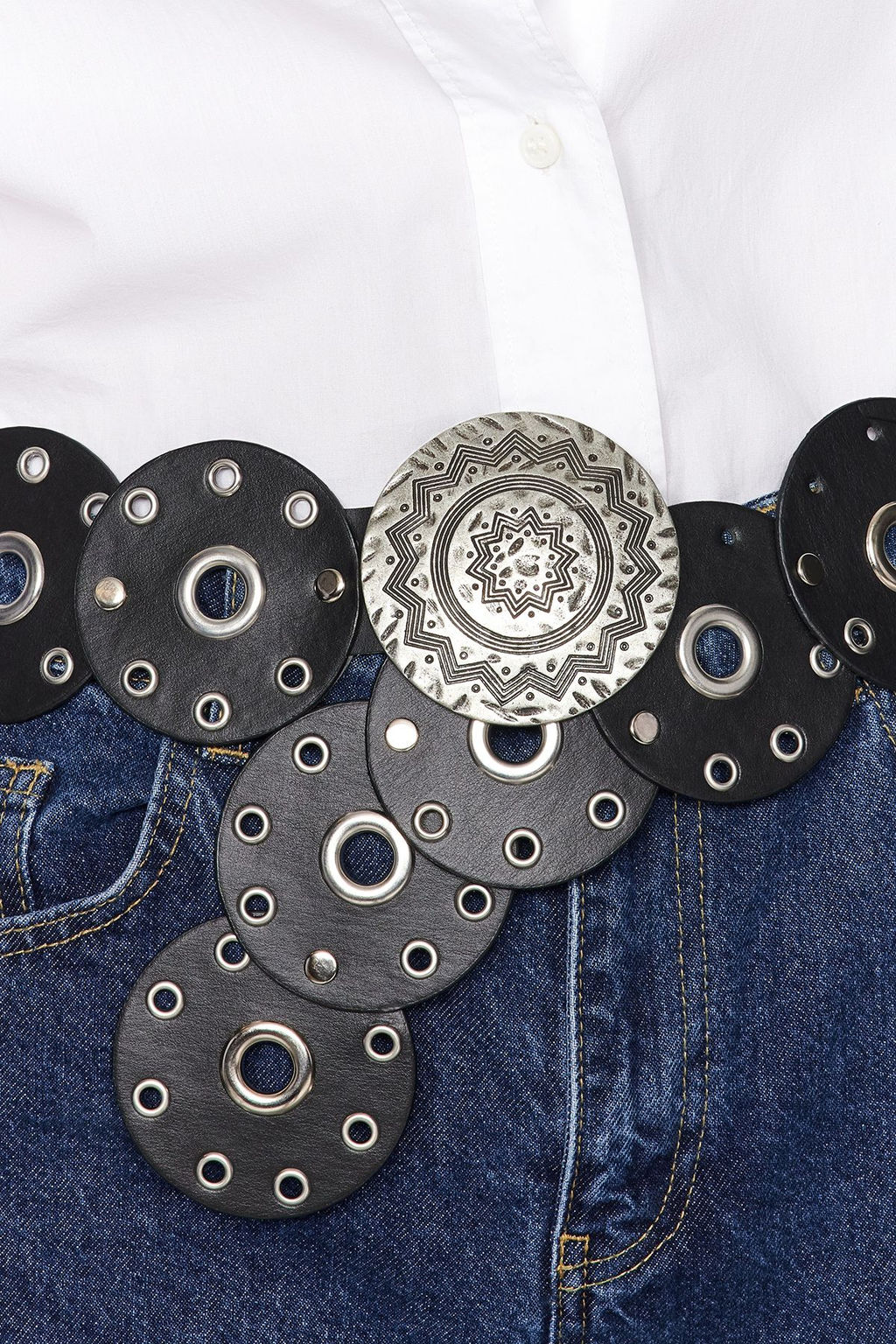 Kahverengi Troklu Suni Deri Kemer TEDAW24KE00000 - Trendyolmilla фото 5