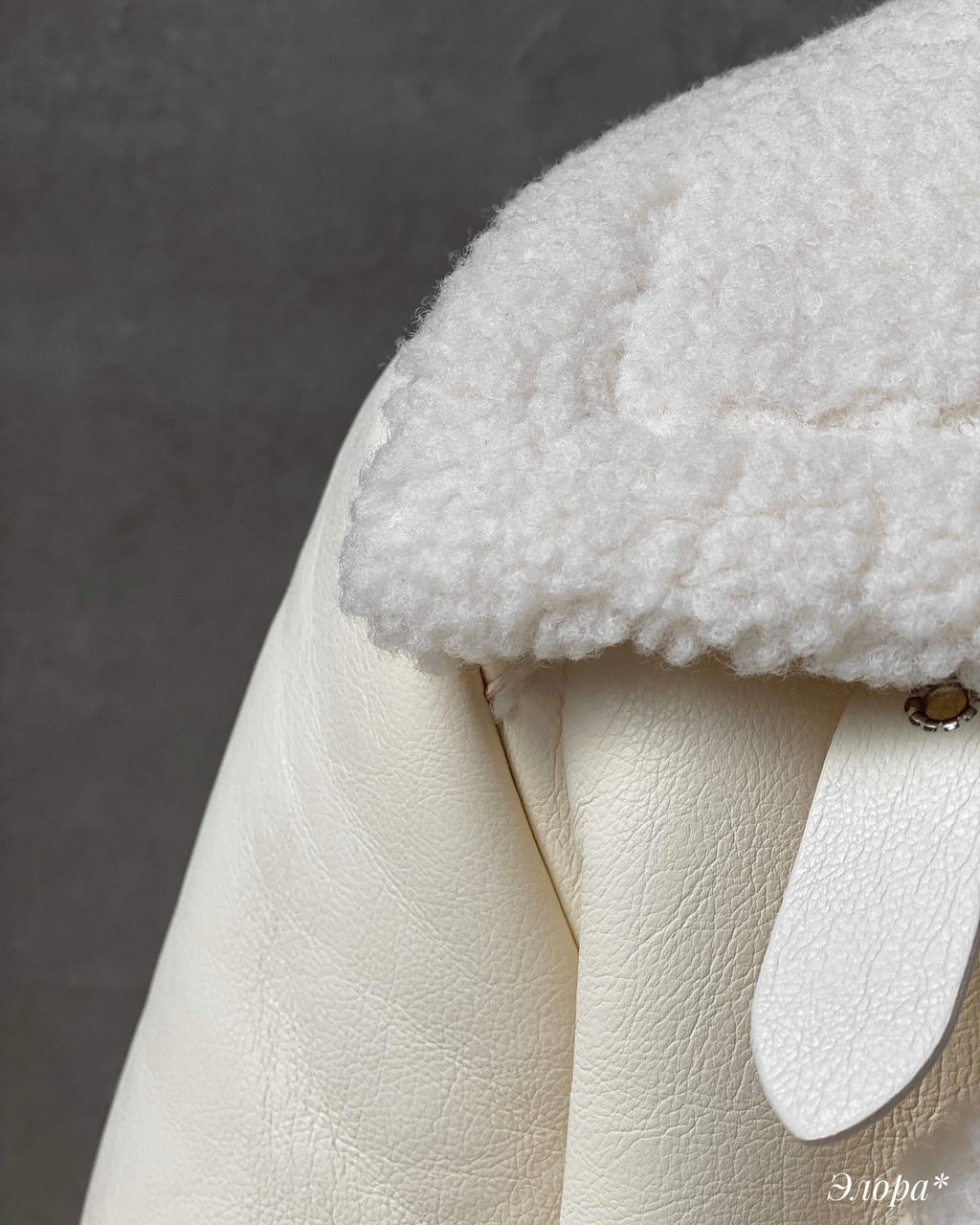 Дубленка Элора (бежевый)* - Nadi bordo фото 10