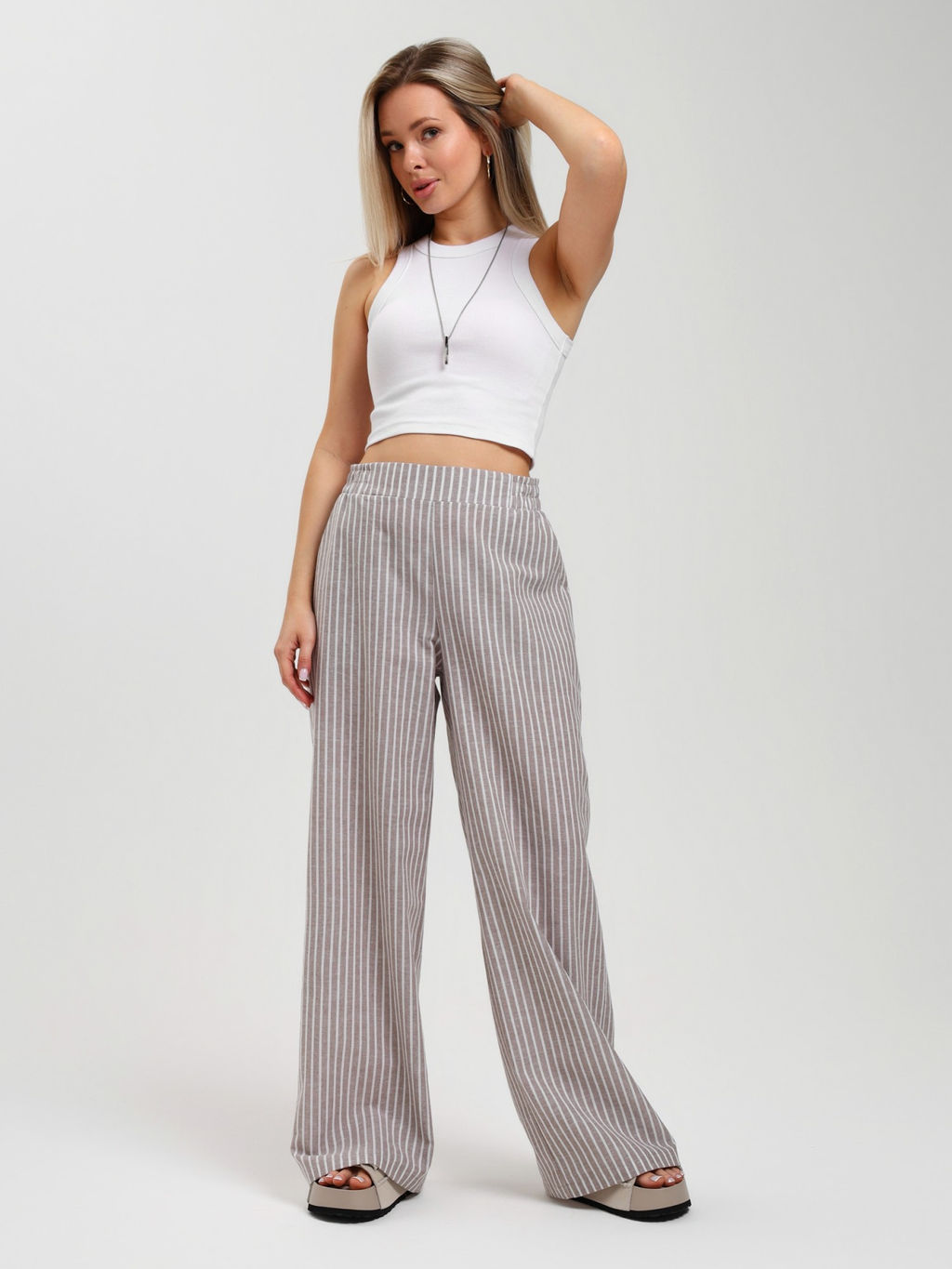 VIOTEX Брюки Летний день-2 (80% хлопок, 20% лён) - Виотекс фото 12