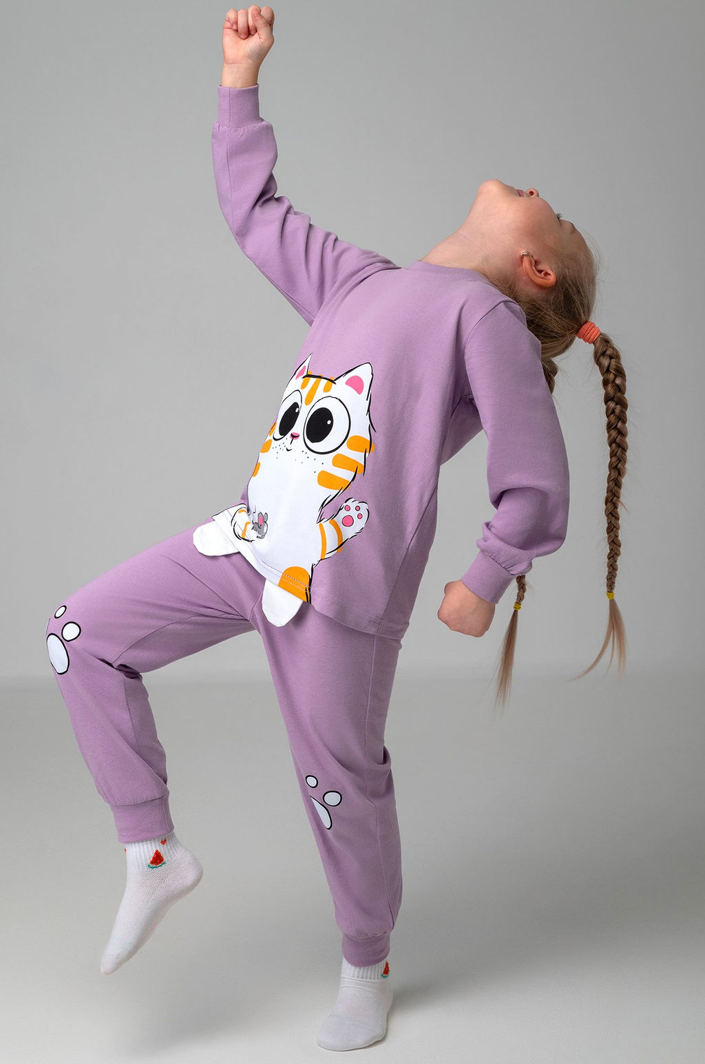 Хлопковая пижама для девочки Bonito  фото 9