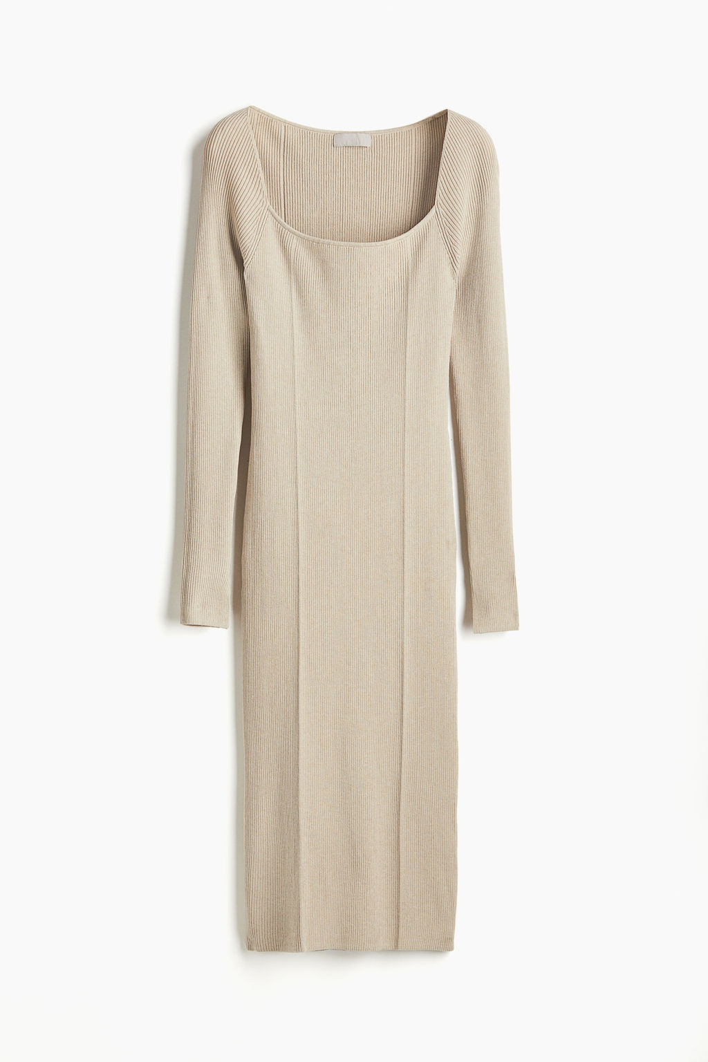 Vestido de canale con escote cuadrado - H&m фото 6