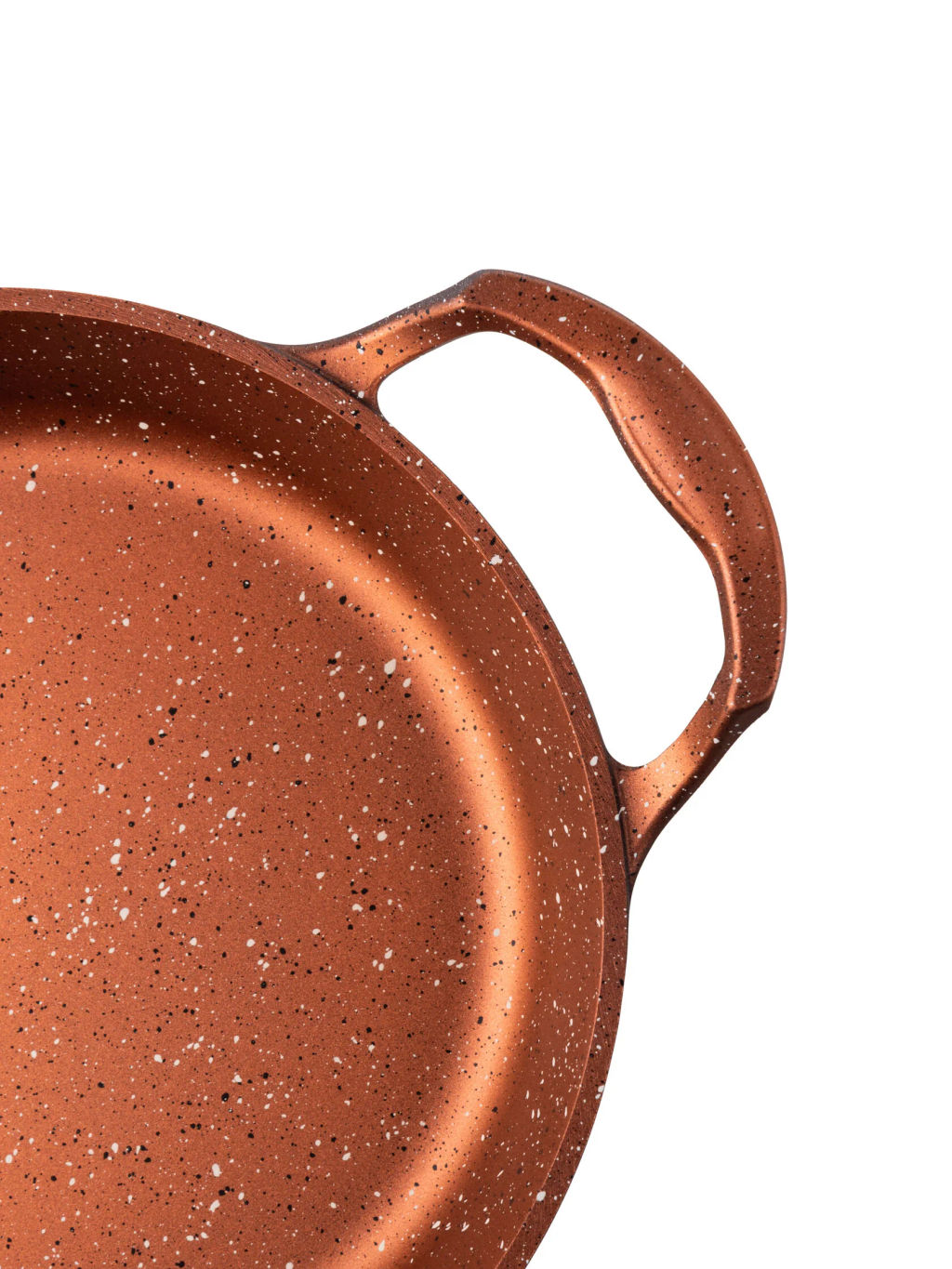 Омлетница без крышки 20х3,7 см (0,9 л) с АПП, цвет:коричневый металоик, арт.MBRN-20 - D.L.K. фото 2