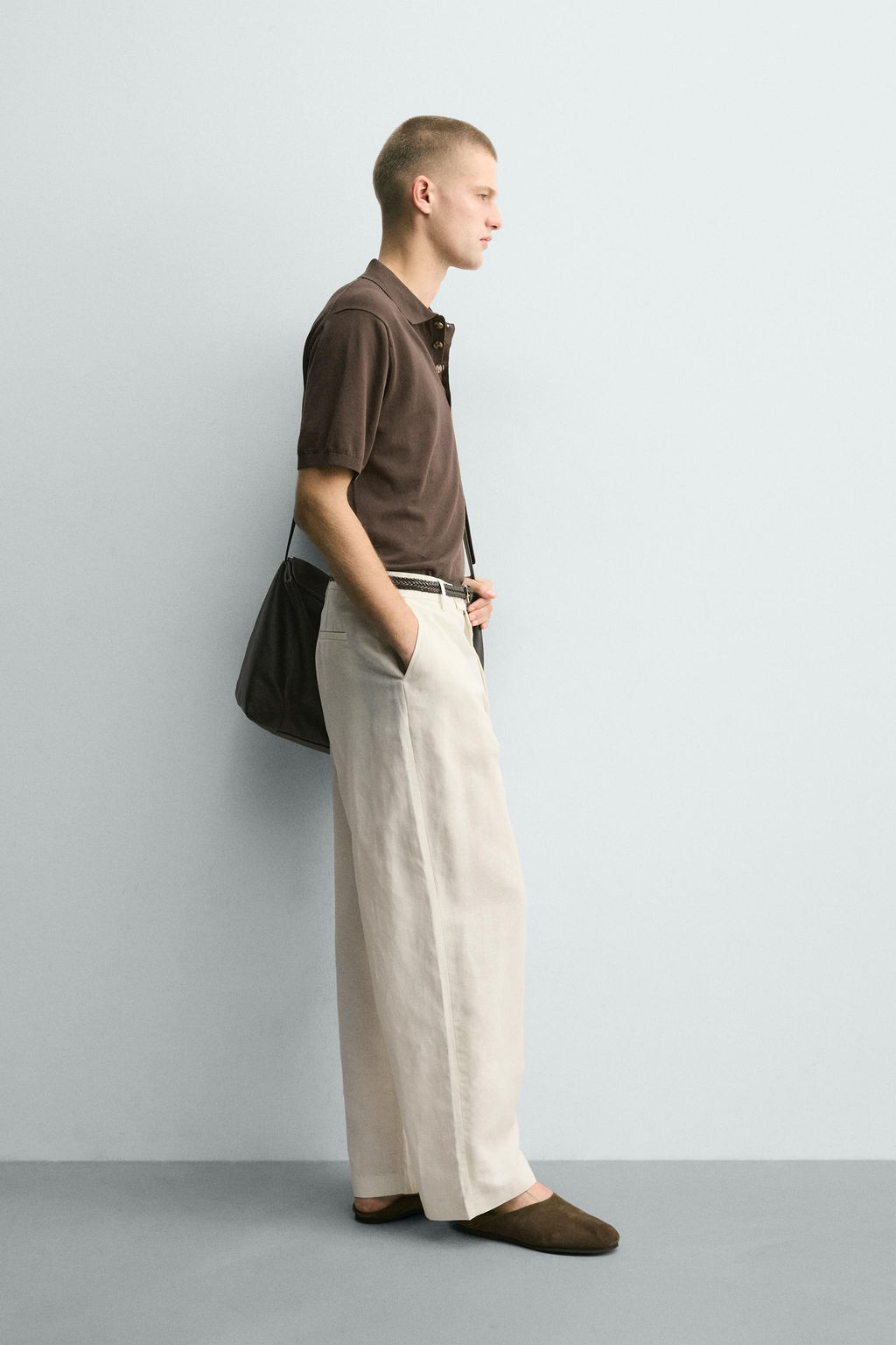 POLO PUNTO RELAXED FIT / Marr?n - Zara фото 4