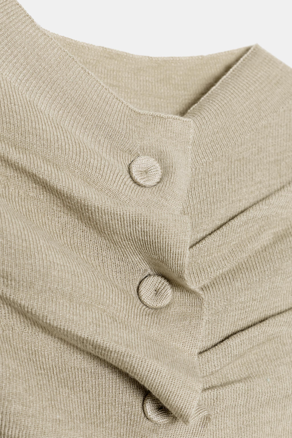 DRAPED KNIT CARDIGAN - Zara фото 3
