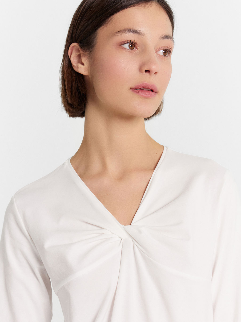 Лонгслив женский белый белый 122937 - Mark formelle фото 5