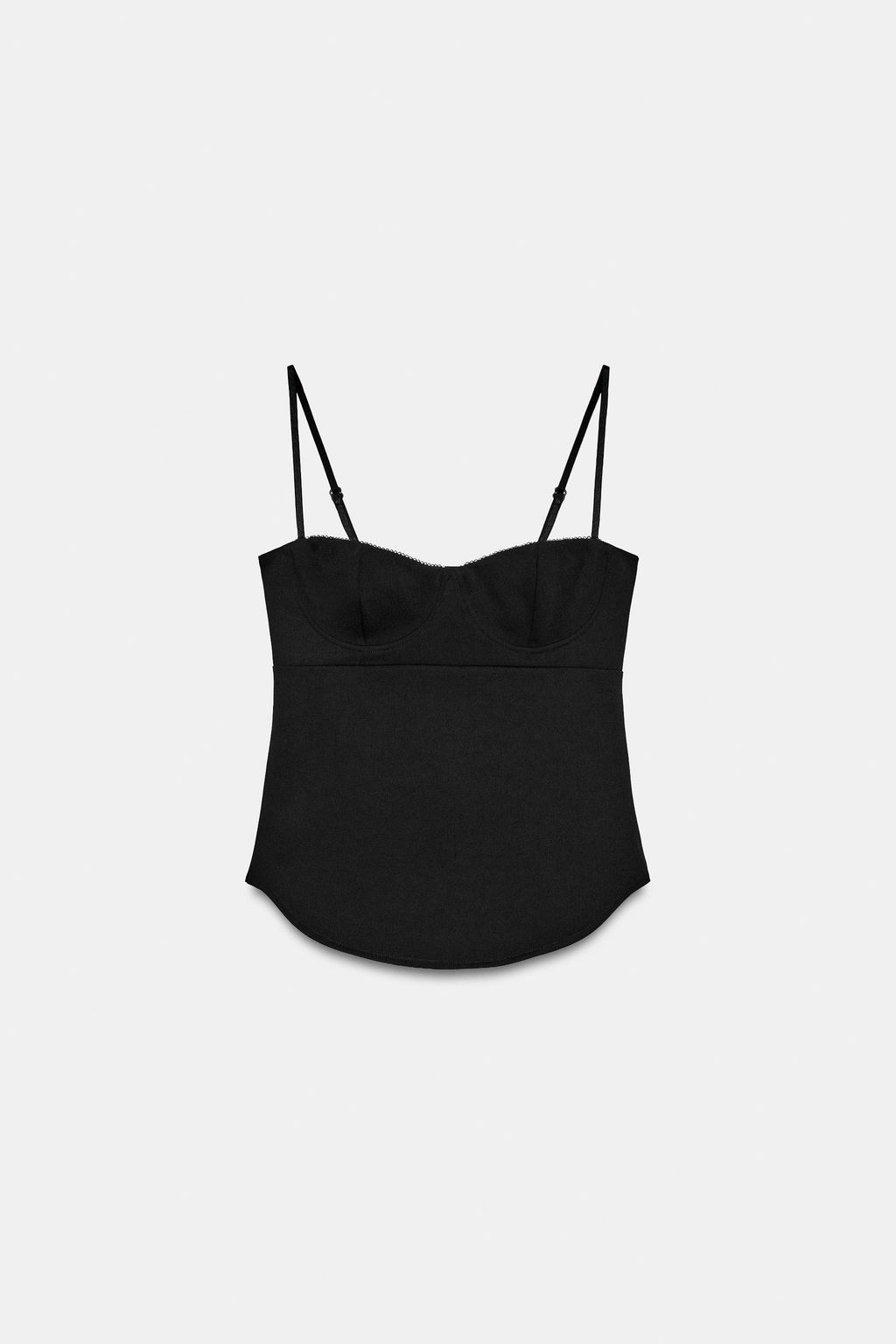 CORSETRY-INSPIRED STRAPPY TOP - Zara фото 4