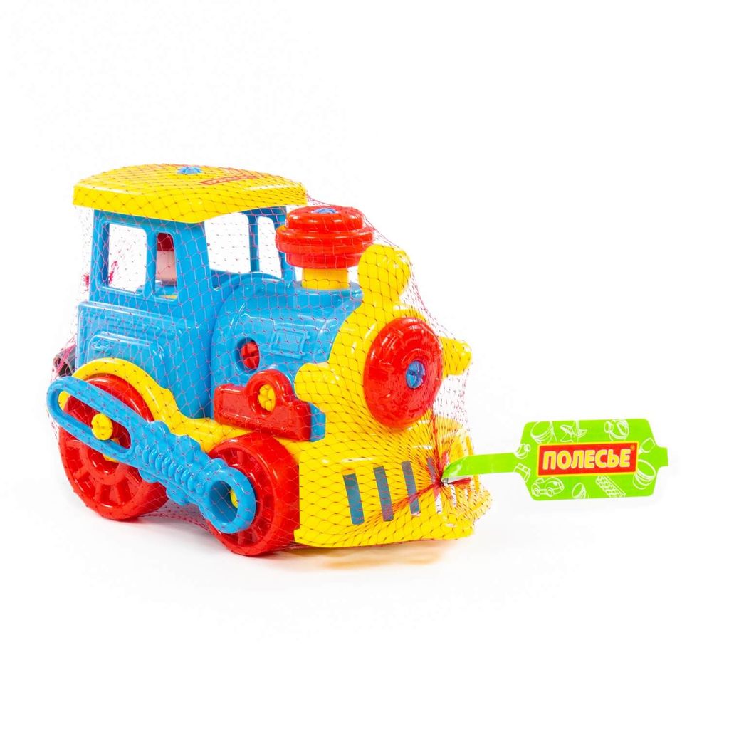 Конструктор-транспорт Паровоз (в сеточке) - Полесье фото 10