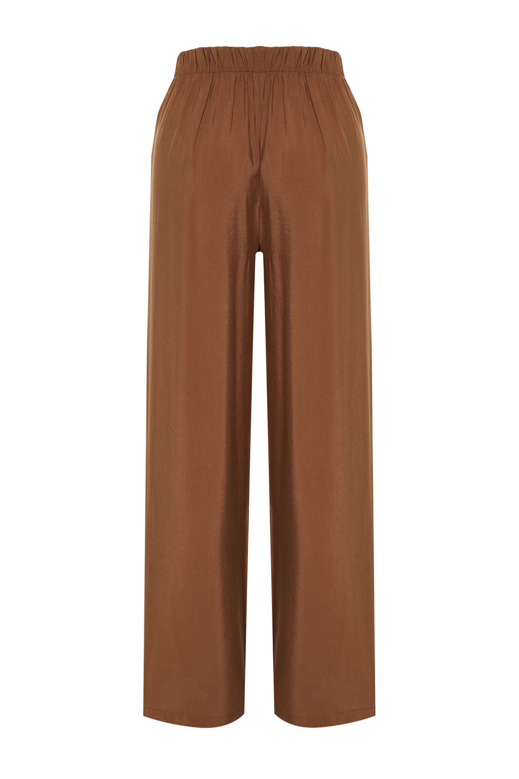 TRENDYOLMILLA Tarc?n Straight/Duz Kesim Arka Beli Lastikli Modal Icerikli Dokuma Pantolon TWOSS24PL00051 фото 8