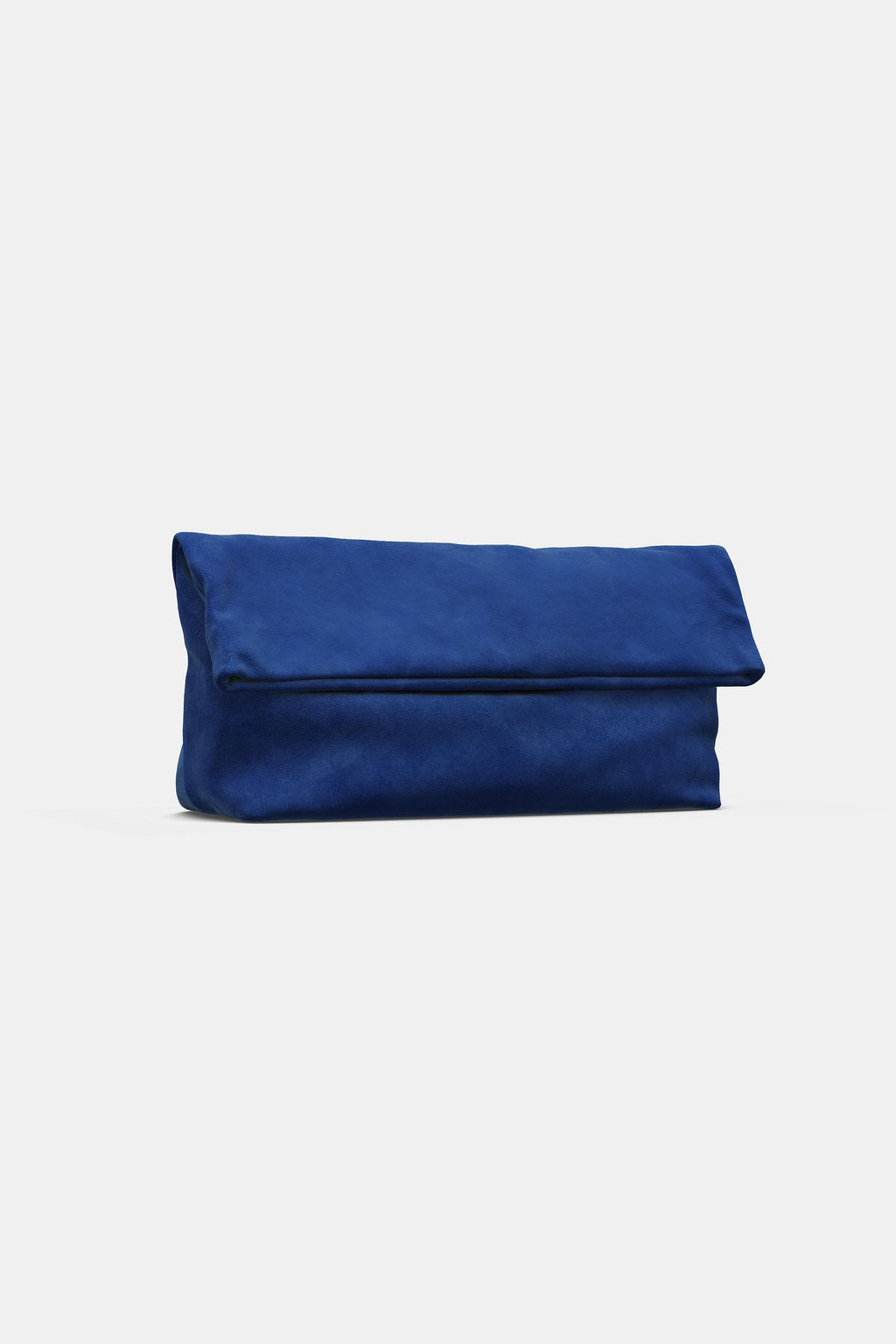 LIMITED EDITION SPLIT SUEDE MAXI CLUTCH - Zara фото 7
