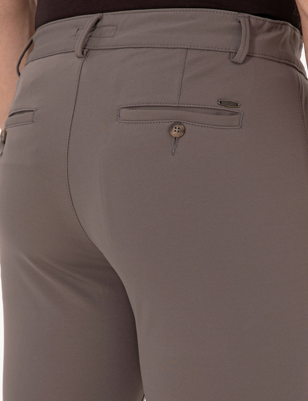 Vizon Slim Fit Beli Lastikli Kordonlu Jogger Kanvas Pantolon