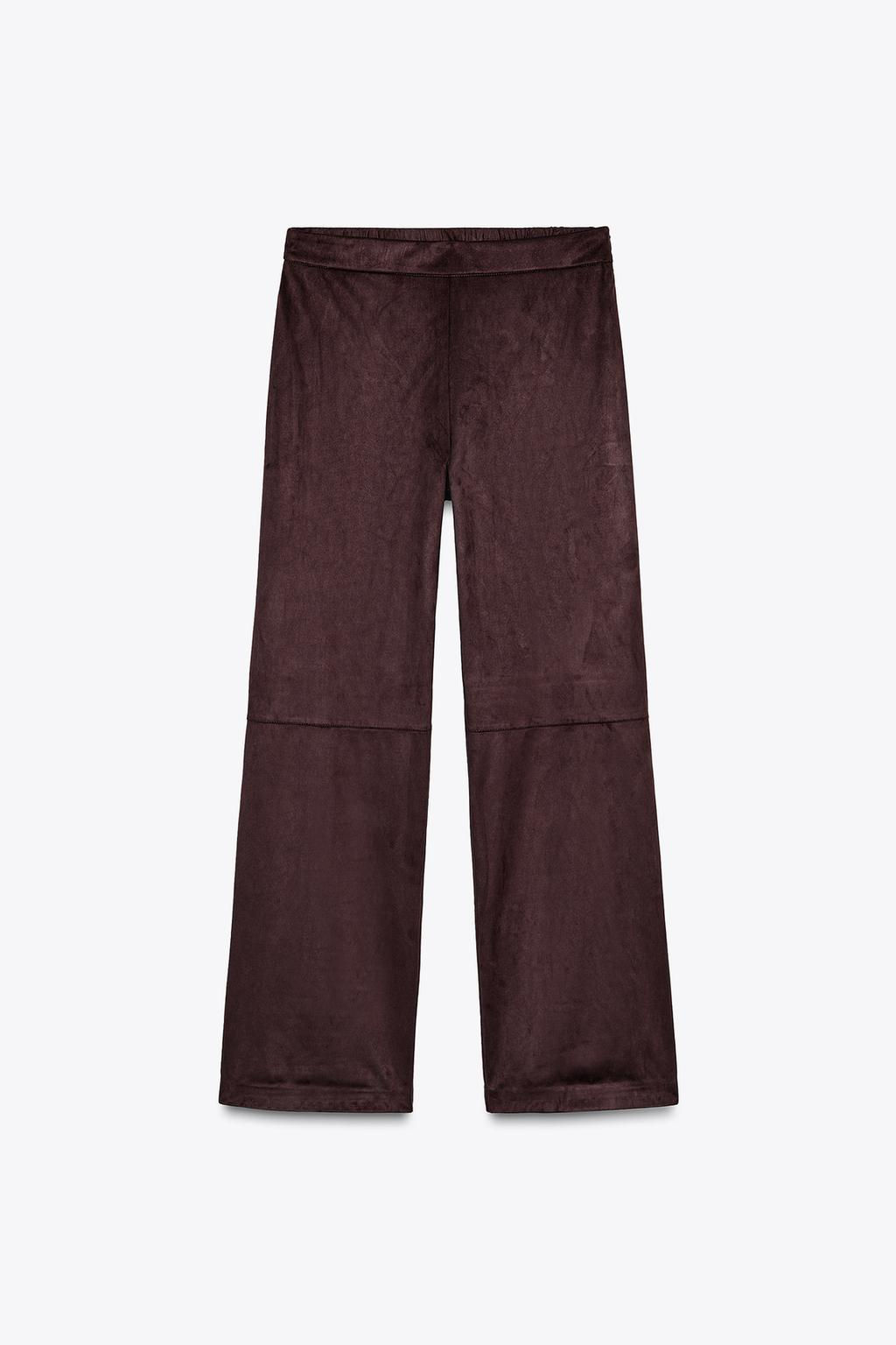 FAUX SUEDE TROUSERS - Zara фото 2