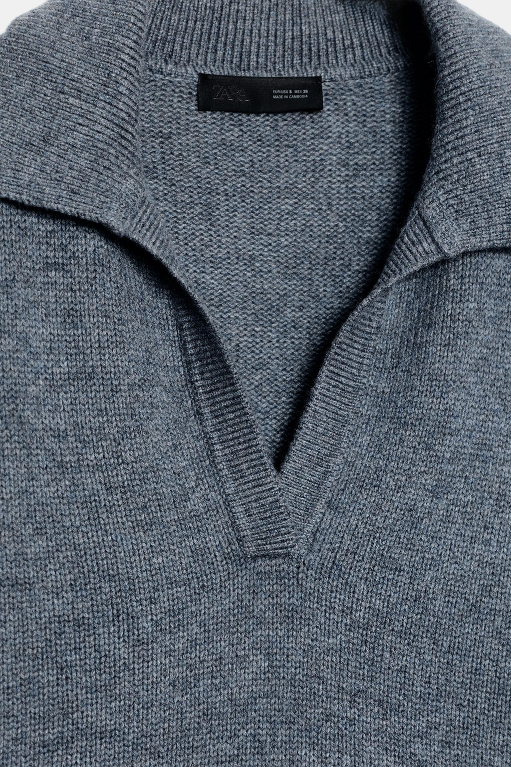 WOOL AND CASHMERE POLO JUMPER - Zara фото 8