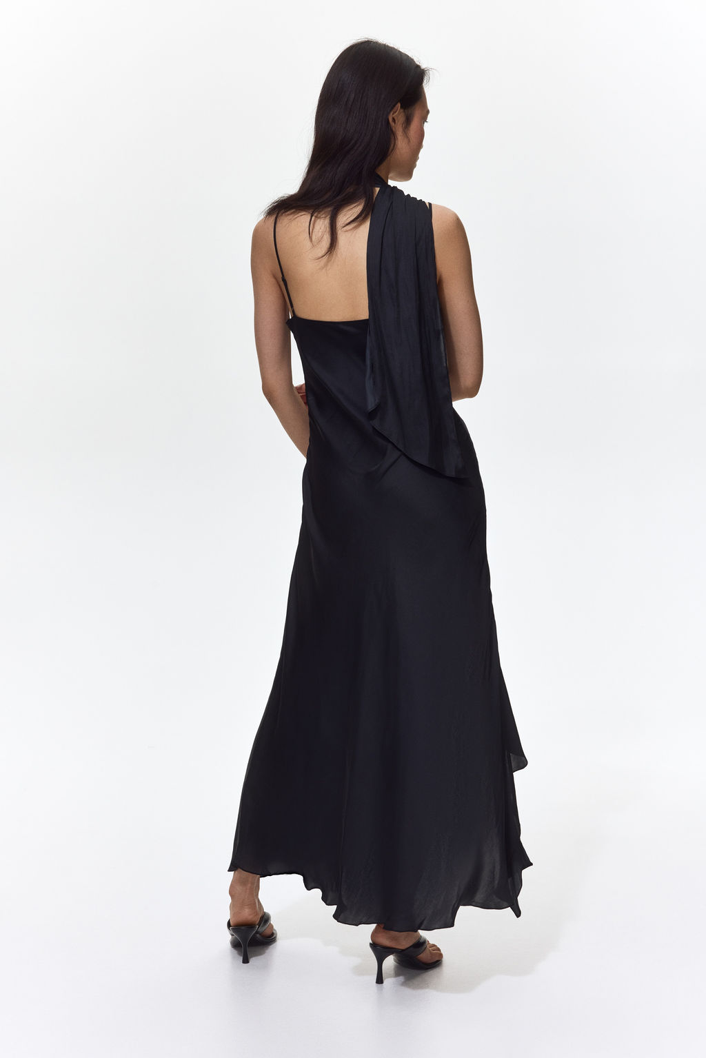 Vestido de sat?n con fular - H&m фото 4