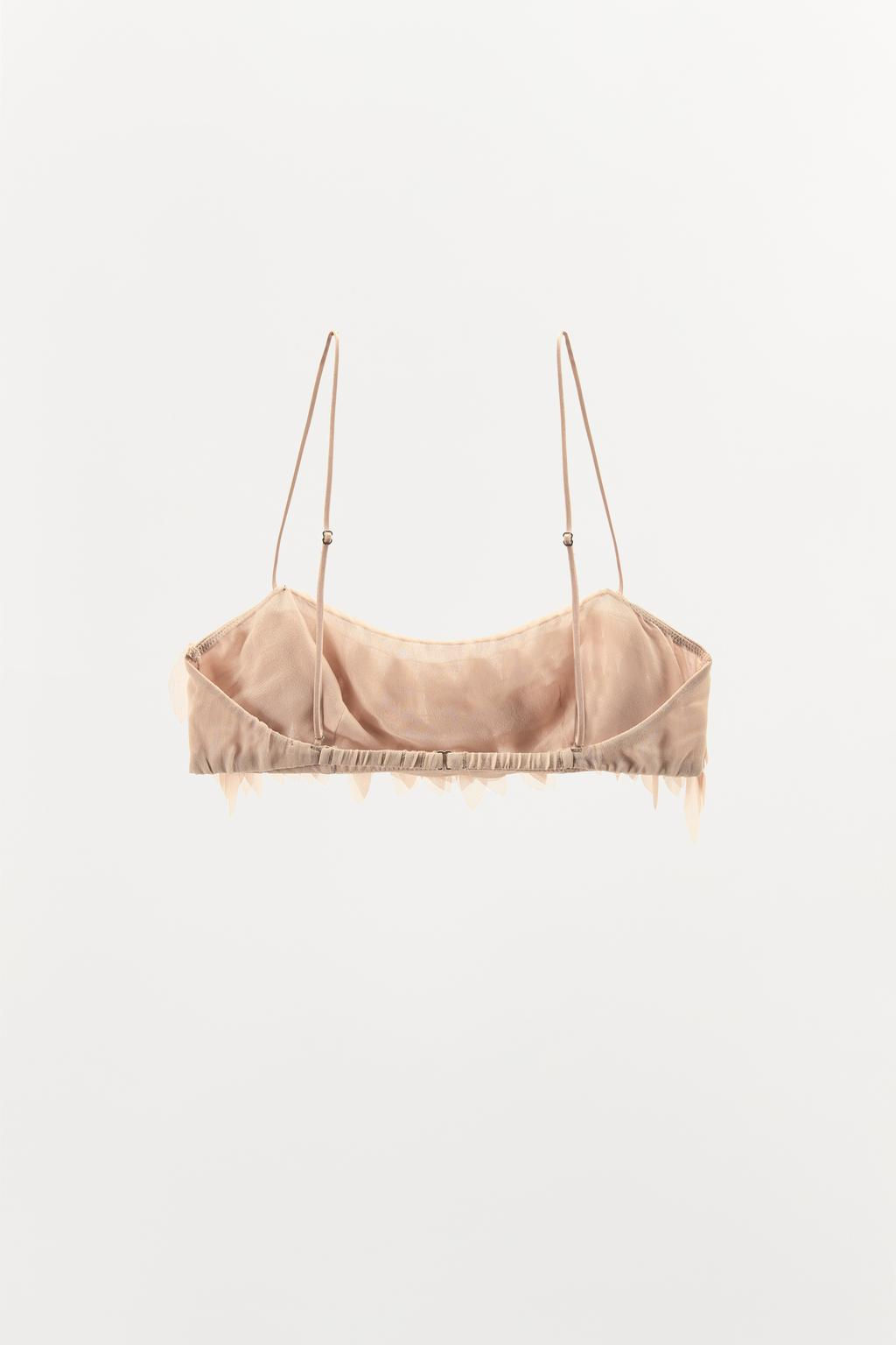 FLORAL BANDEAU BRA - Zara фото 3