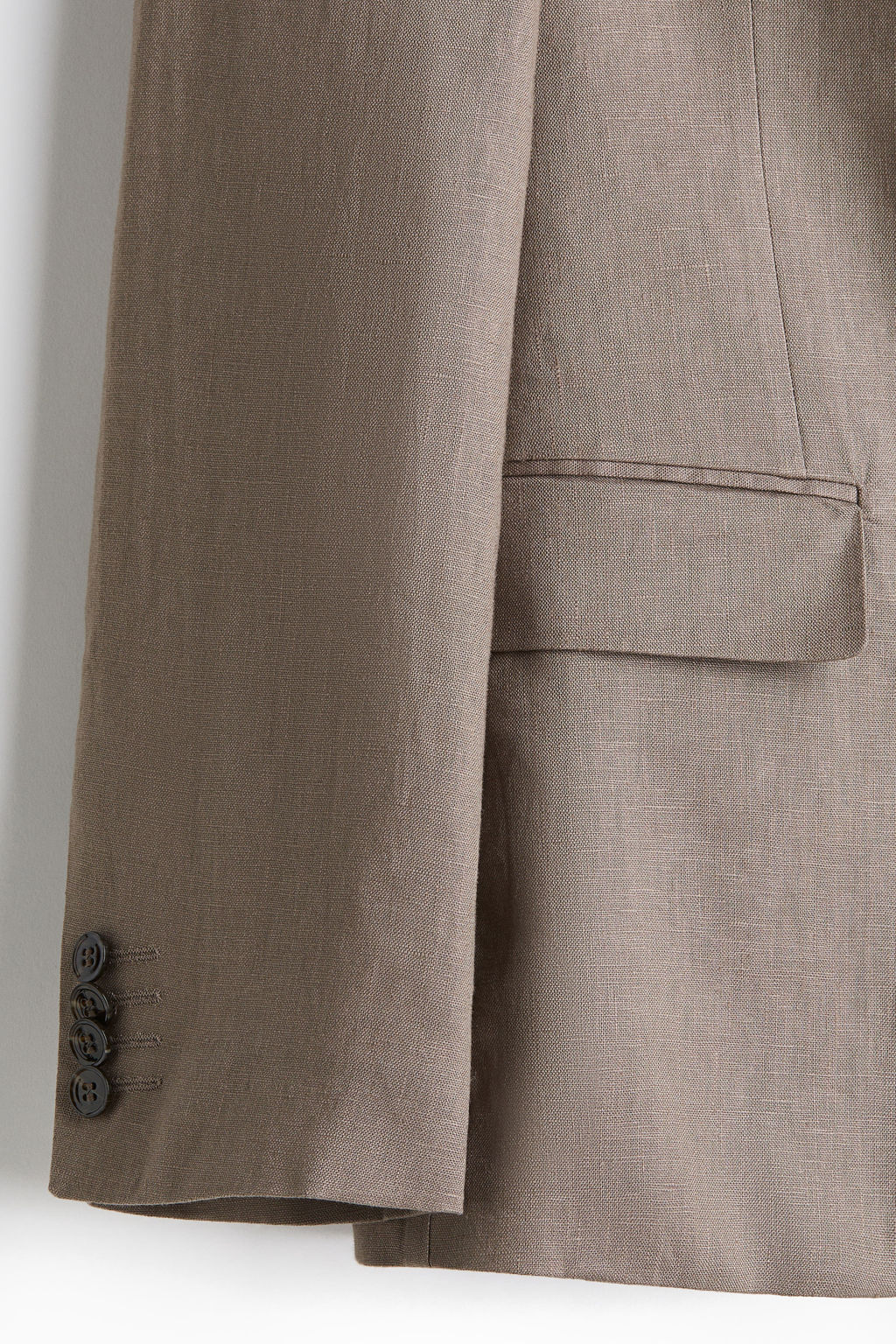 Americana de lino Slim Fit - H&m фото 8