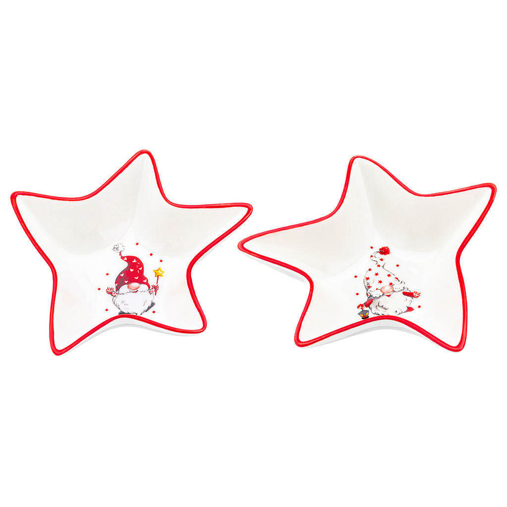 Набор блюд сервировочных 2 пр. 130 мл 14*14*3,5 см "Весёлые гномики"