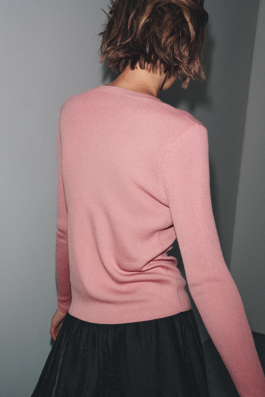 100% WOOL RIBBED CARDIGAN - Zara фото 3