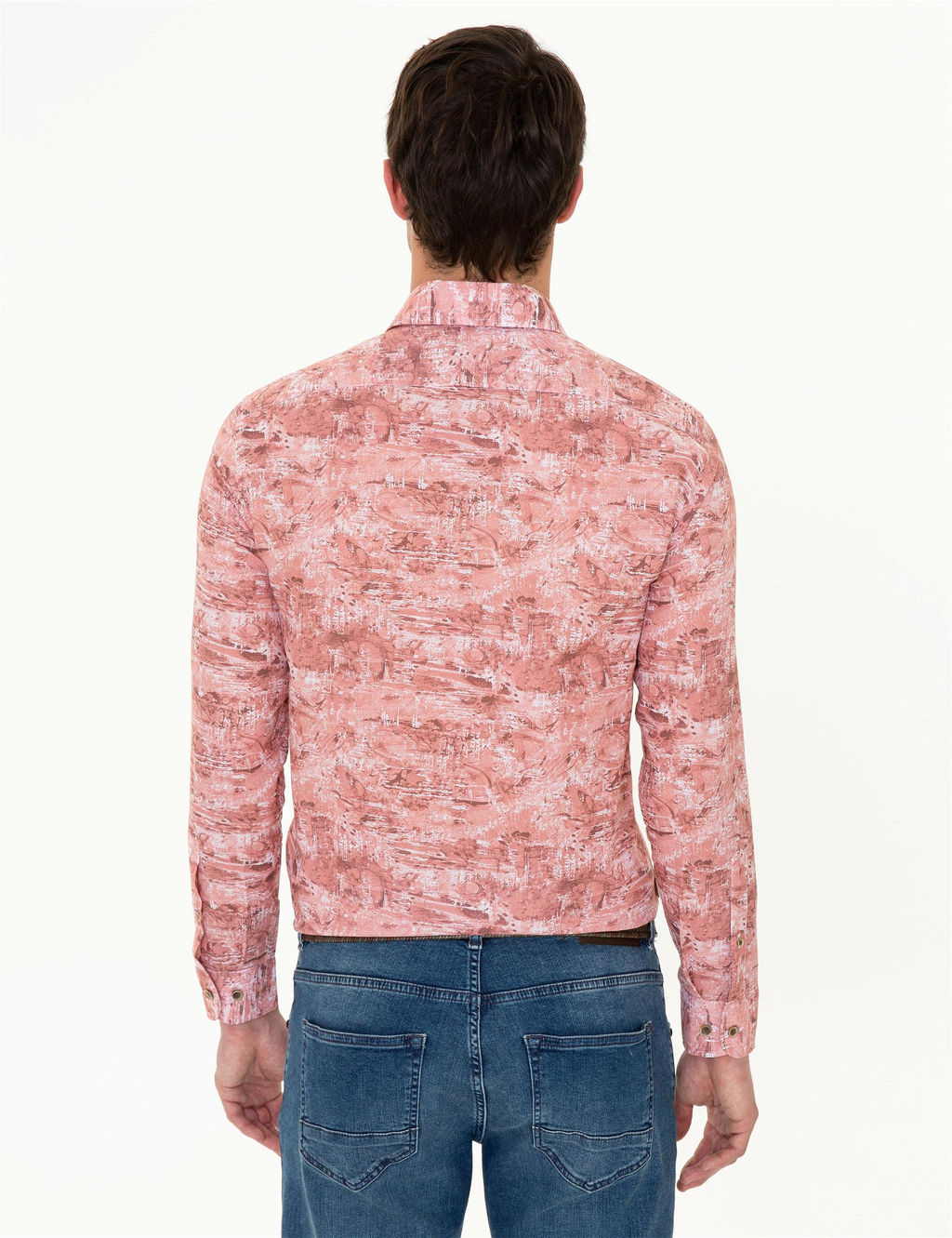 Somon Slim Fit Uzun Kollu G_mlek - Pierre cardin фото 4