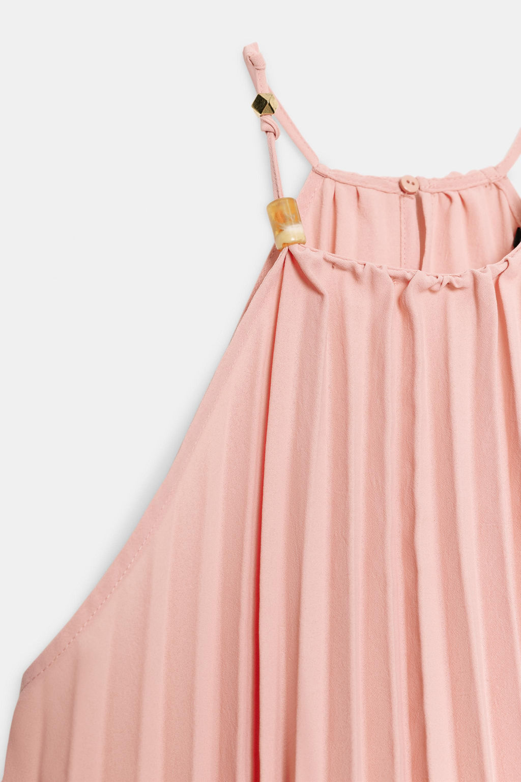 TOP HALTER PLISADO ABALORIOS / Rosa palo - Zara фото 8