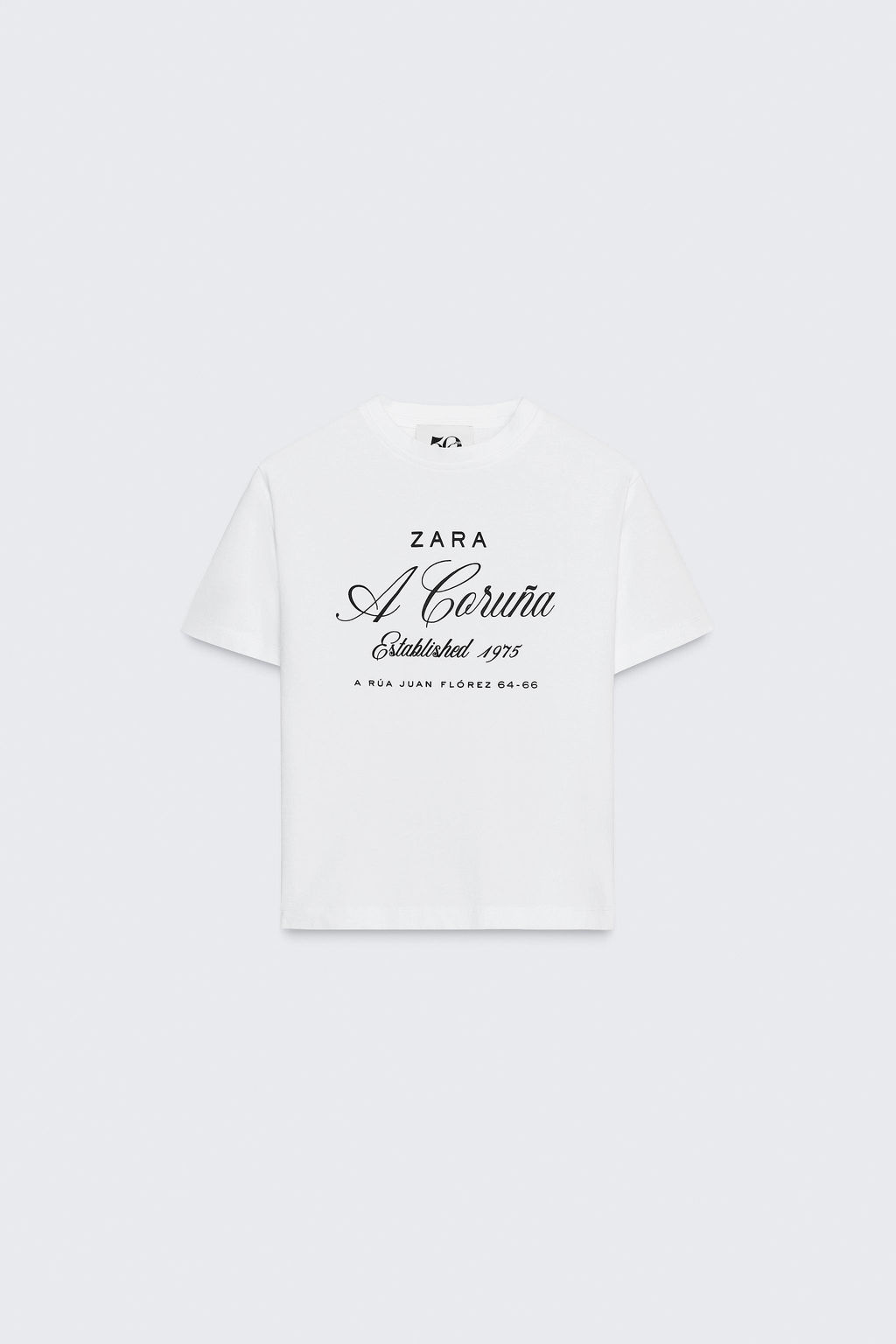 50TH ANNIVERSARY SLOGAN PRINT T-SHIRT
