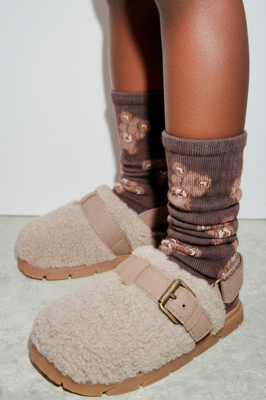 2-PACK OF LONG SOCKS WITH BEAR AND STRIPE PRINT - Zara фото 5