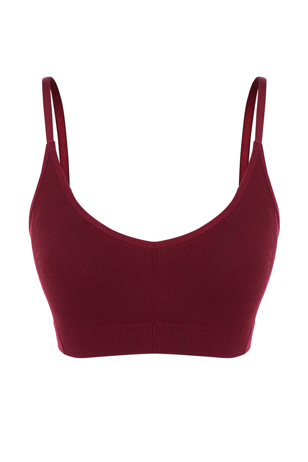 TRENDYOLMILLA Ekru Seamless/Dikissiz Ip Ask?l? Balensiz Kaps?z Bralette Orme Sutyen THMAW22SU0030 фото 37