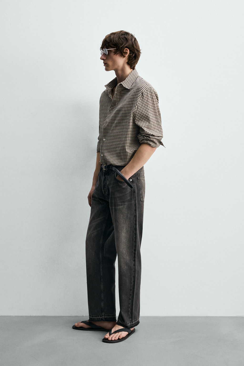 JEANS STRAIGHT FIT / Carb?n - Zara фото 4