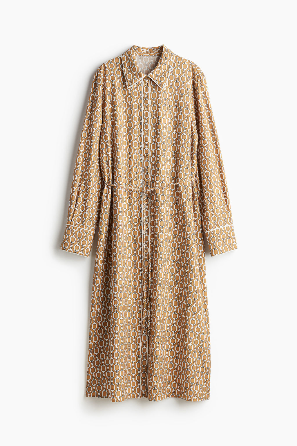 Vestido estampado con cinturon de anudar - H&m фото 9