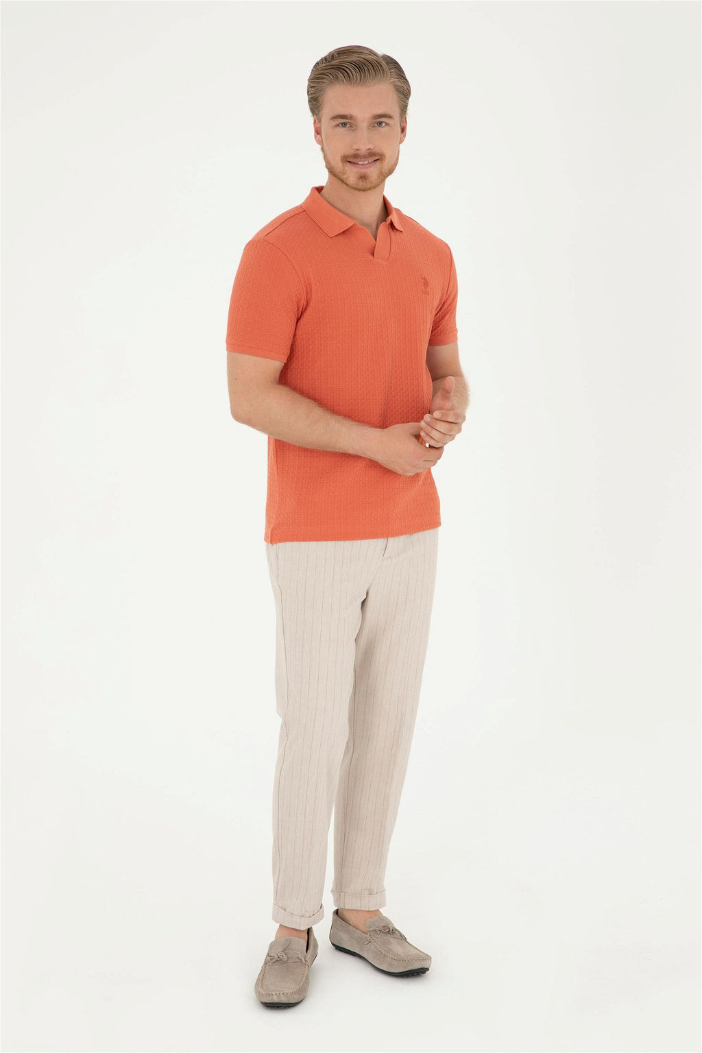 Мужская футболка с пудрой Неожиданная скидка в корзине - U.s. polo assn фото 4