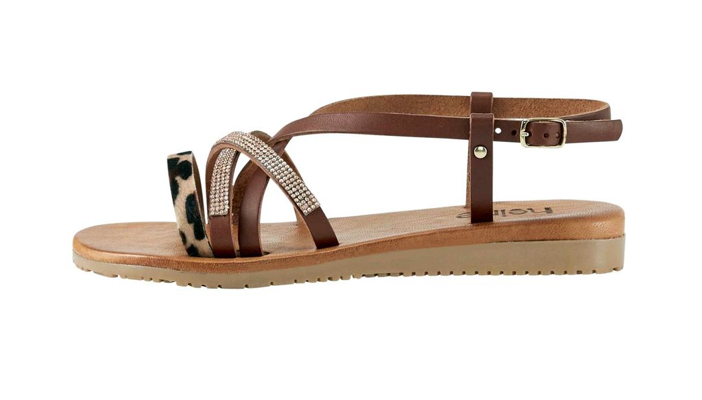 Босоножки, коньячные - Heine фото 2