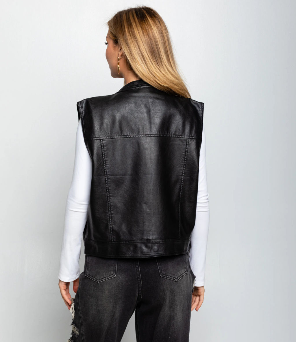 Жилет #КТ628979, чёрный - Dommod фото 3