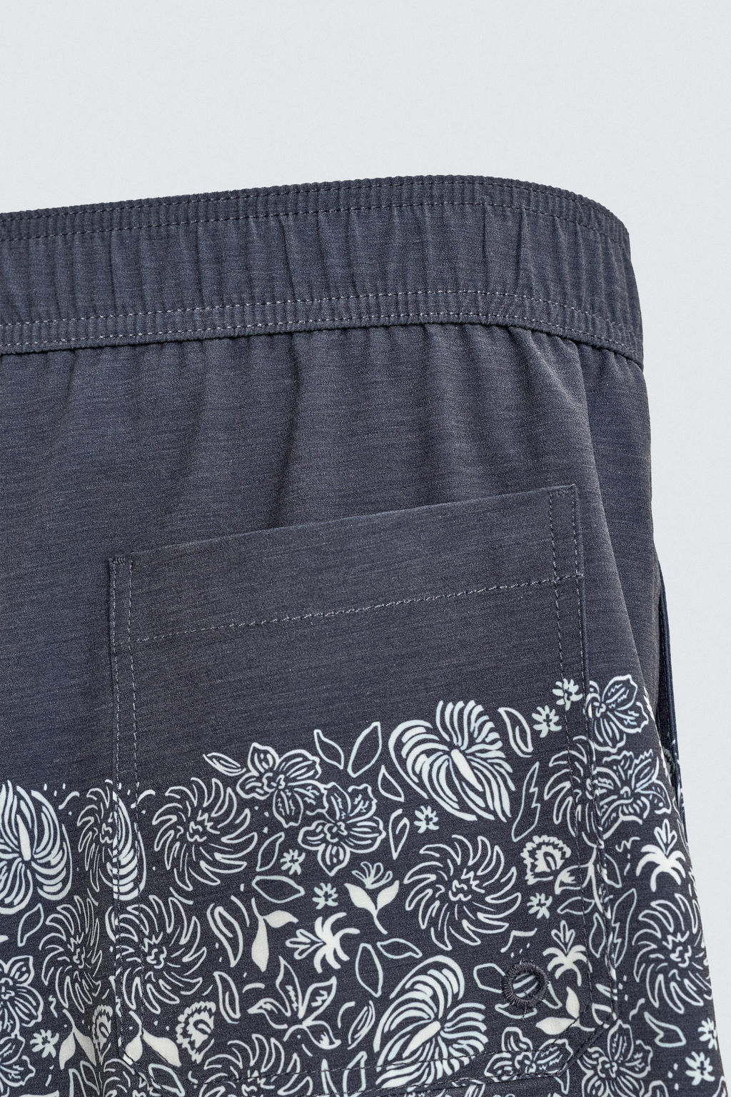 BA?ADOR LARGO ESTAMPADO FLORAL / Marino - Zara фото 9