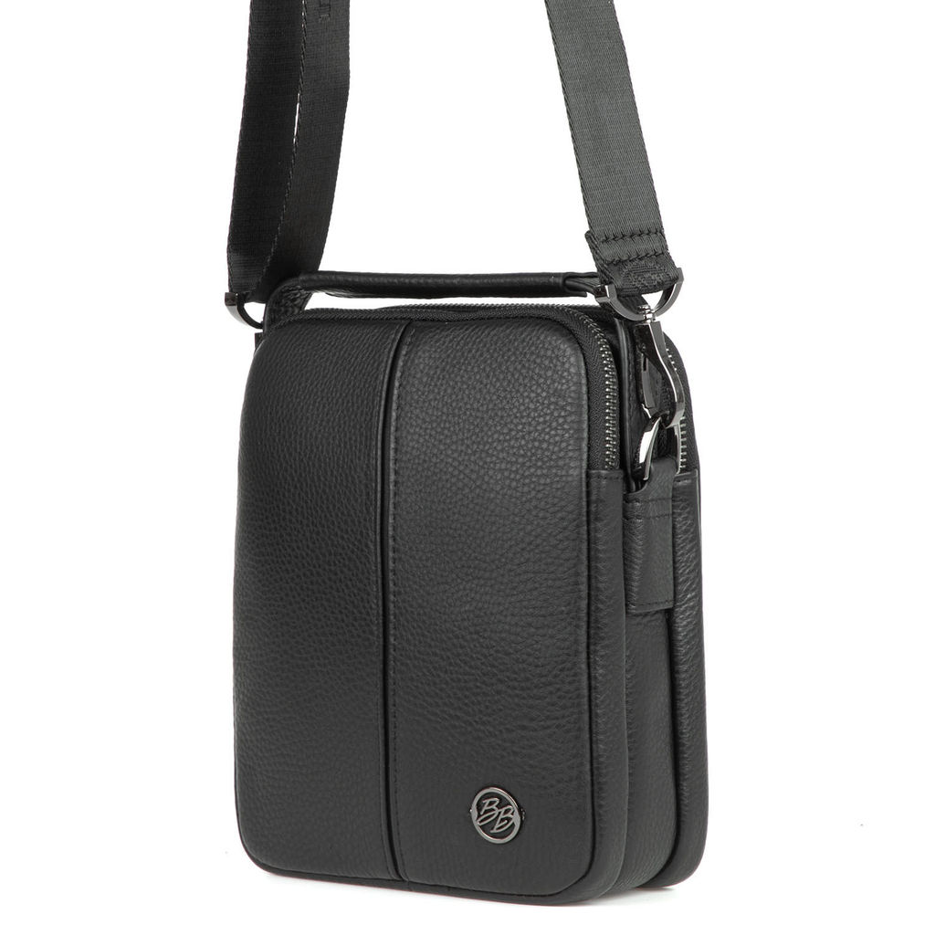 Мужская кожаная сумка - Barcelo biagi фото 4