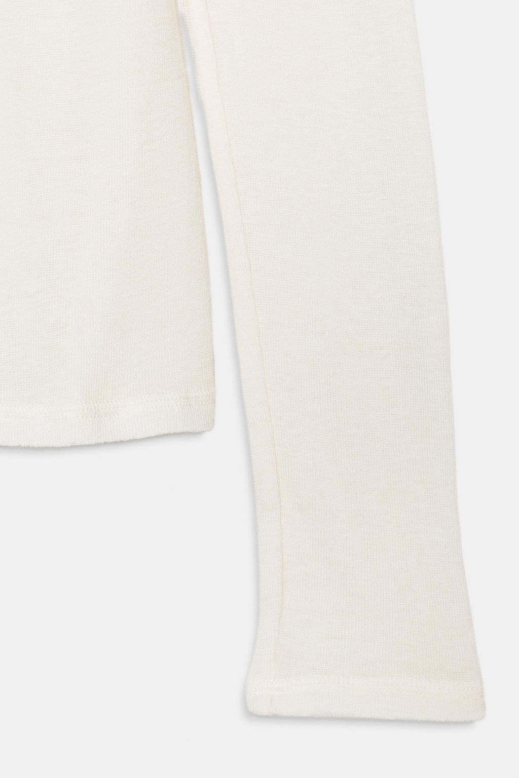 LONG SLEEVE T-SHIRT WITH WOOL - Zara фото 5