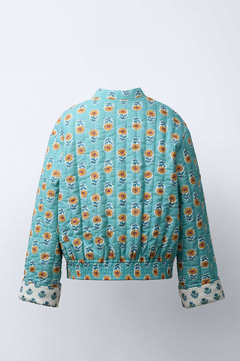 PRINTED PUFFER JACKET - Zara фото 4