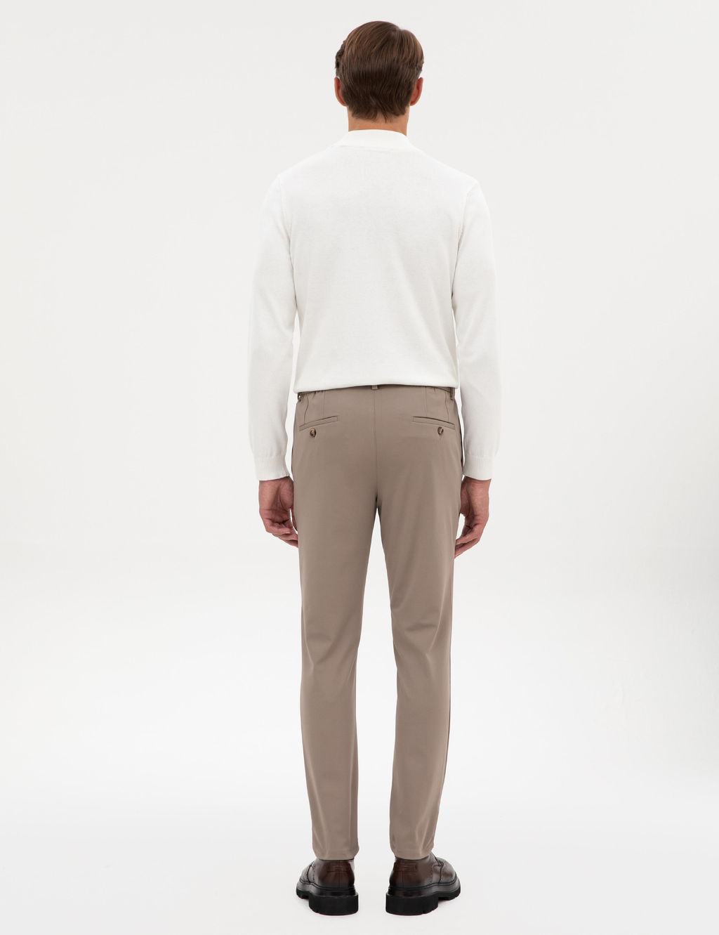 Bej Slim Fit Klasik Jogger Pantolon - Pierre cardin фото 10
