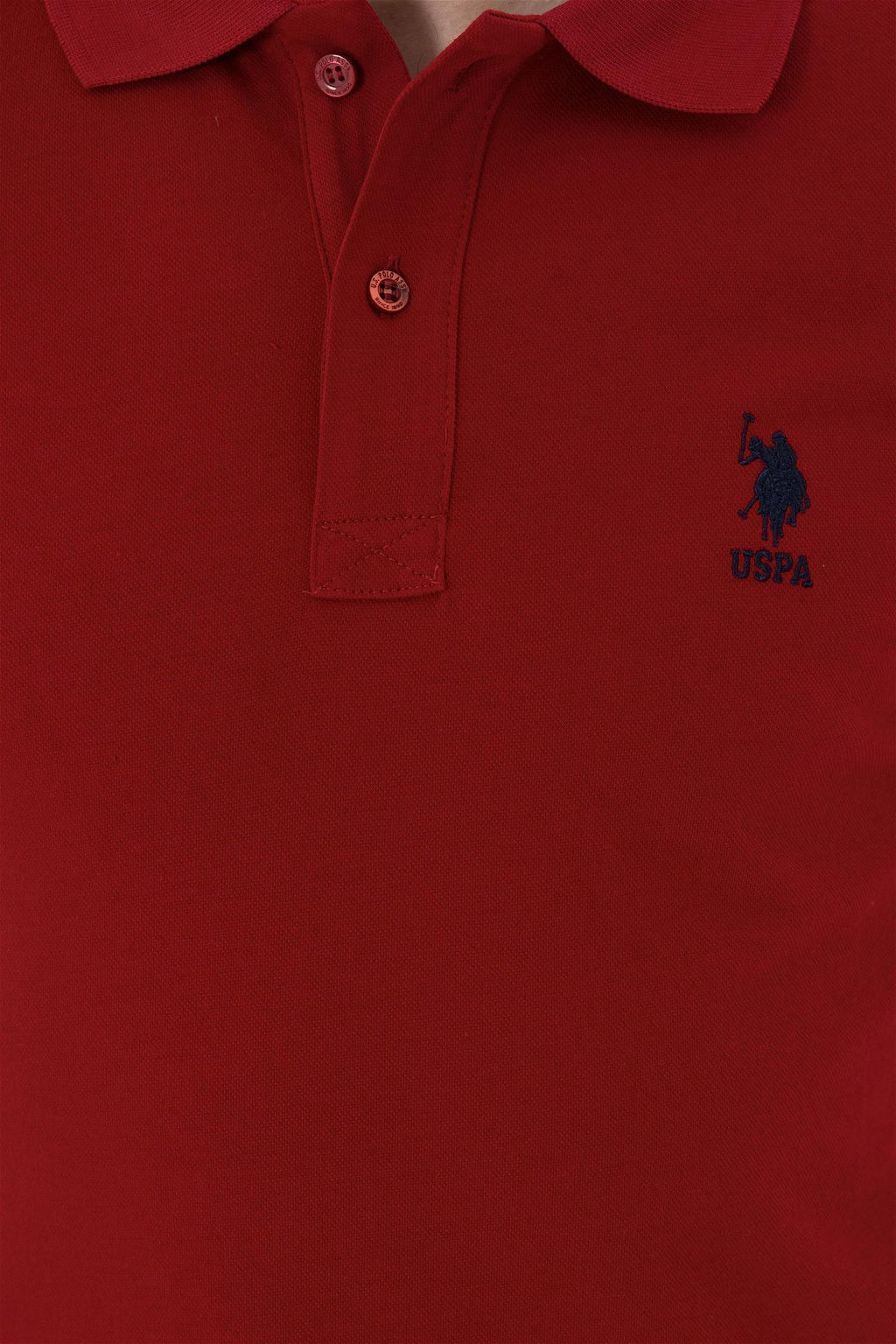 Мужская бордово-красная базовая футболка - U.s. polo assn фото 7
