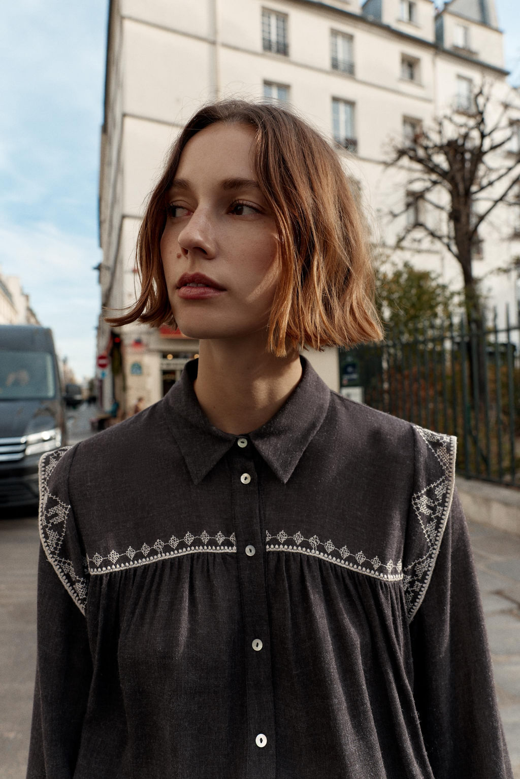 EMBROIDERED BLOUSE - Zara фото 3