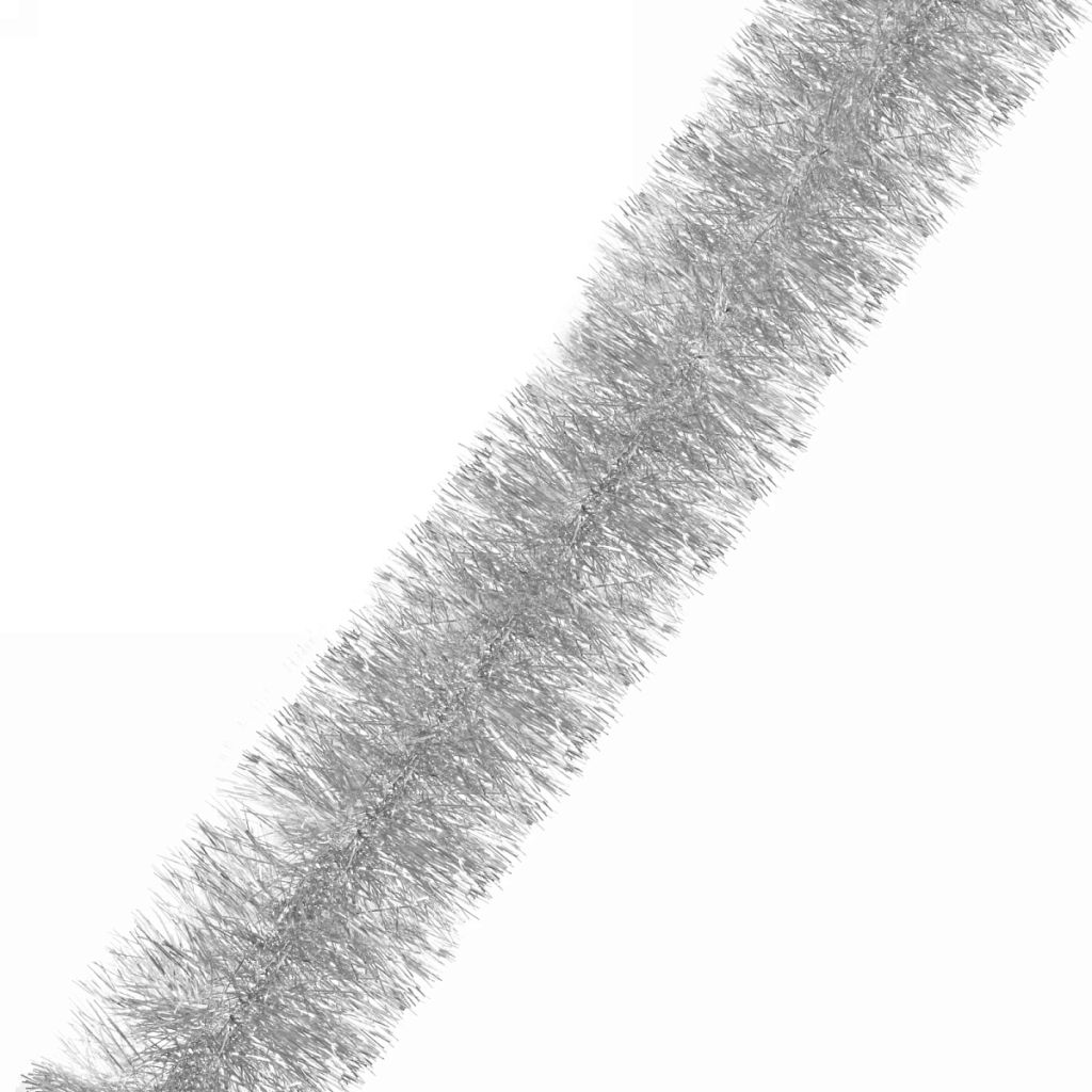 Цена за 10 шт. Мишура 2м 17см "Классика", Серебро