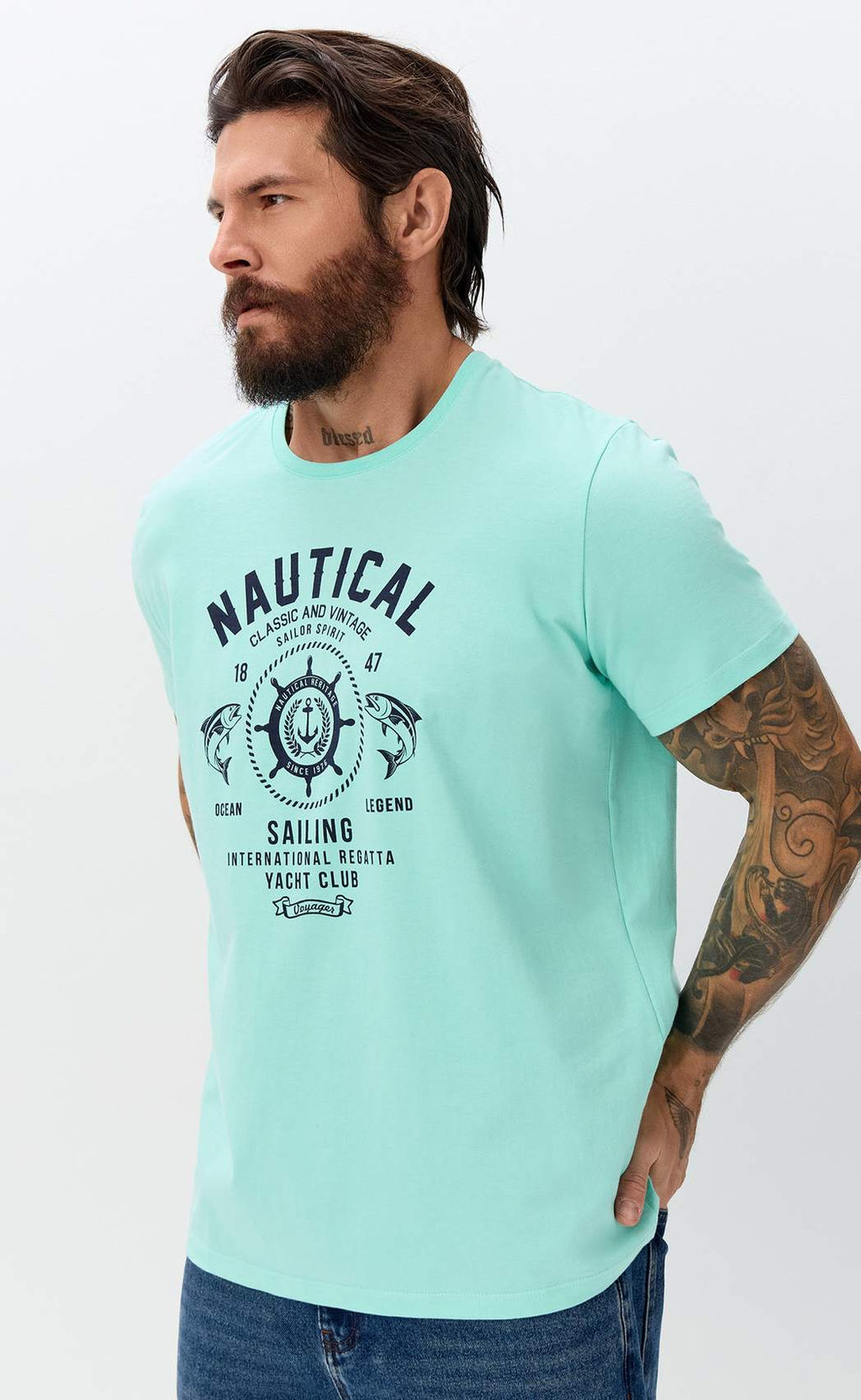 Футболка F611-06-930 mint - Fine joyce фото 3