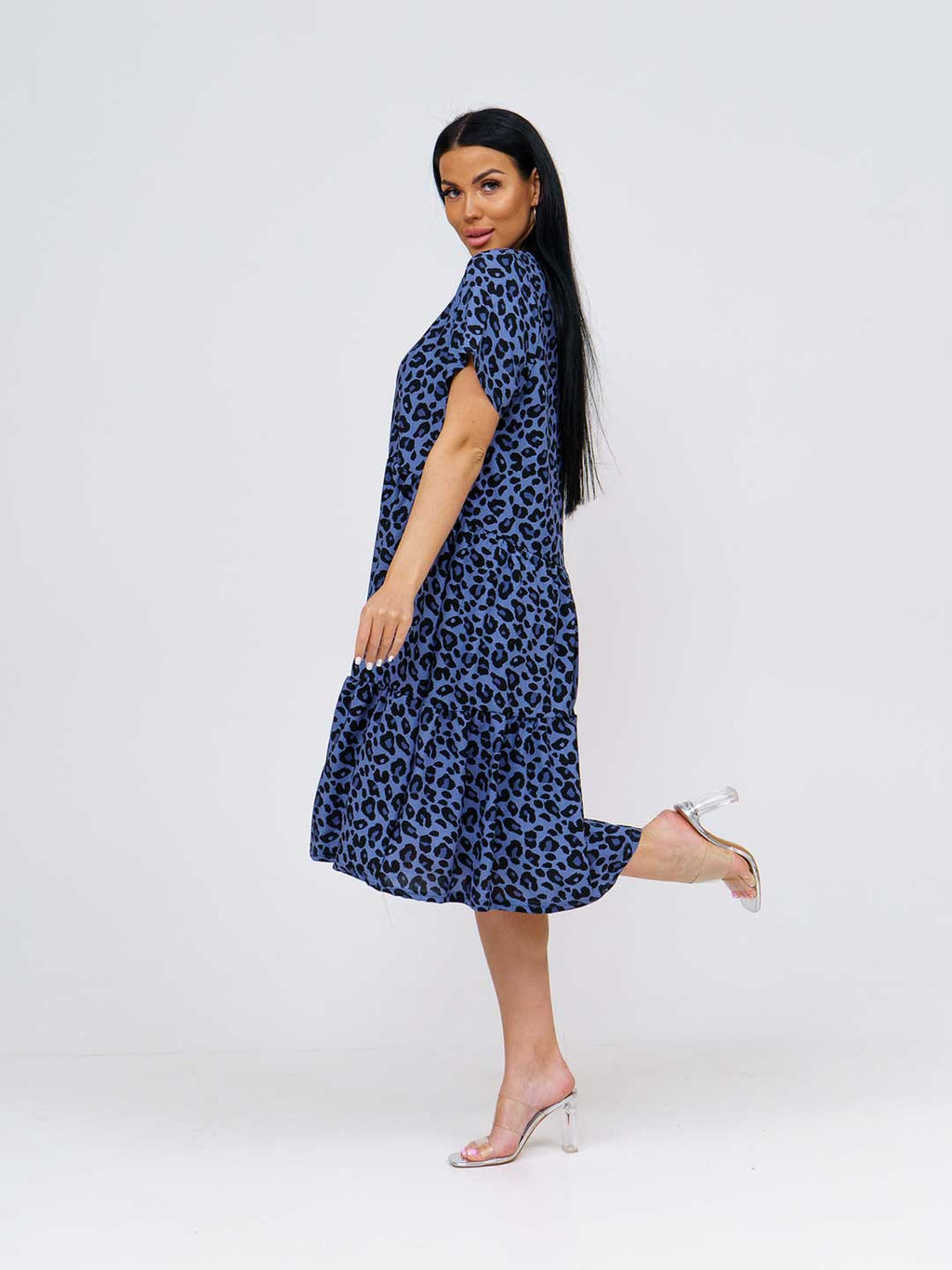 Платье женское, цвет синий